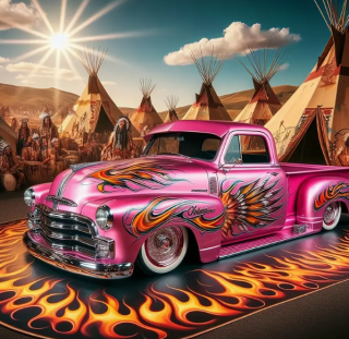 Diamond Painting Truck